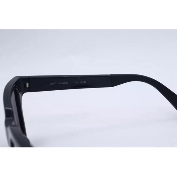 Maui Jim 540-02 Rectangle Black Sunglasses Neutral Grey Polarized Lenses 54mm - Picture 6 of 7